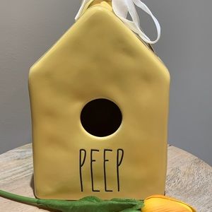 Rae Dunn Yellow PEEP Birdhouse